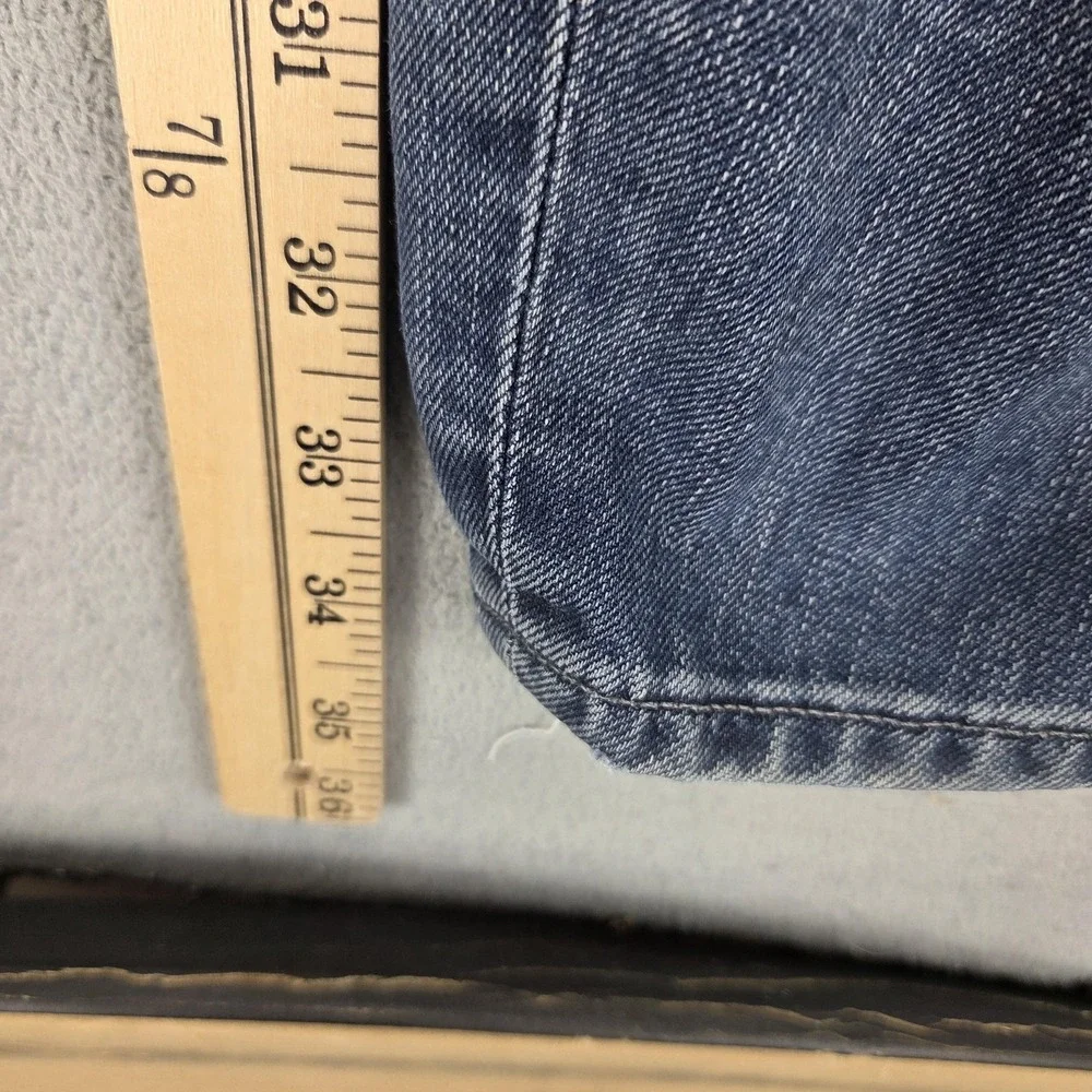 Vintage Levis Engineered Jeans Mens 34x34 Blue Twisted Zip Fly Medium Wash
